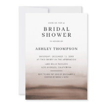 Chuva de Noiva Ombre Marrom Moderna