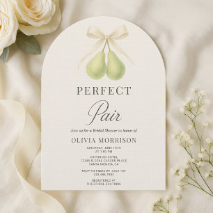 Convite Chuva de Noiva Par Perfeito Elegante