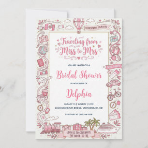 Convite chuva de presentes de miss para mrs