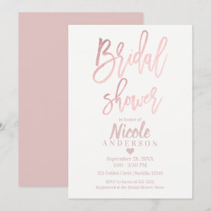 Convite CHUVA DE PRESENTES DE NOIVA Elegante Grafismo Mode