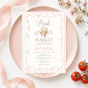 Convite Chuva de Presentes de Noiva Fresh Off the Market