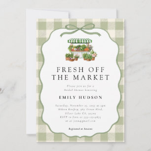 Convite Chuva de Presentes de Noiva Fresh Off The Market