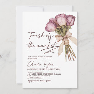 Convite Chuva de Presentes de Noiva Fresh Off The Market