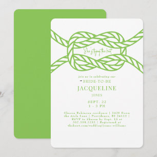 Convite Chuva de Presentes Lime Green para o Casamento