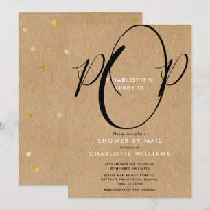 Convite Chuva De Presentes Pelo Correio A Distância Sprink