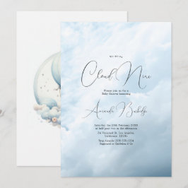 Convite Chuva de Sonhos Baby Shower Cloud 9