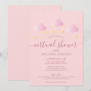 Convite Chuva Virtual Online à Distância pelo Correio Rosa