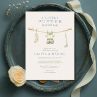 Chuveiro de Bebê Menino Little Putter Golfe Roupas