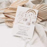 Chuveiro de Bebê Móvel de Ovelha Rosa Boho Blush