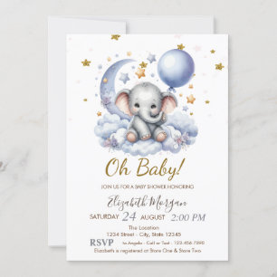 Convite Chuveiro de Bebê Urso Teddy Neném