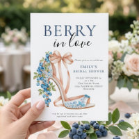 Chuveiro de Noiva Berry In Love Blueberry Stiletto