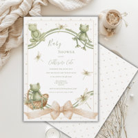 Chuveiros de Bebê Vintage Caprichosos com Rãs Fofa