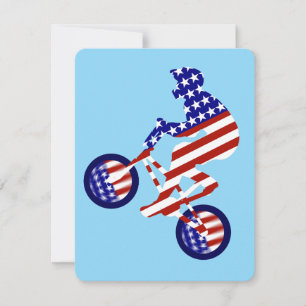 Convite Ciclismo Patriótico BMX dos EUA