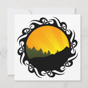 Convite ciclismo: rayz montanhês tribal