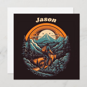 Convite Ciclo de vida, retro personalizável