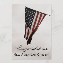 Convite Cidadão americano novo dos parabéns! - Celebração