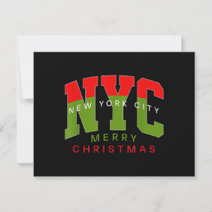Convite Cidade de Nova York Nova York Feliz Natal Presente