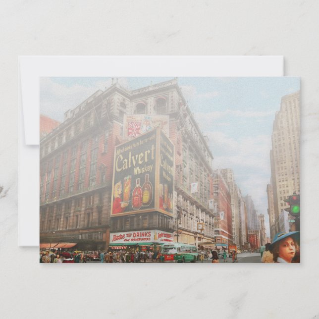 Convite Cidade - NY - Tastee's e Macy's 1942 (Frente)