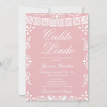 Cielito Lindo Garota do Papel Picado Chá de Bebê