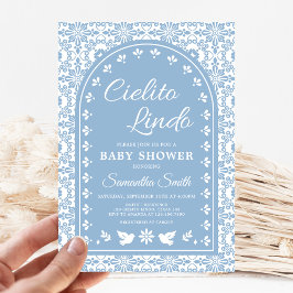 Convite Cielito Lindo Papel Picado Baby Shower