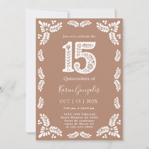 Convite Cielito Lindo Quinceanera