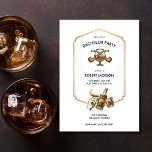 Convite Cigar and Whisky Bachelor Party Invitation<br><div class="desc">Set the tone for an unforgettable night with this bold and stylish Cigar and Whisky Bachelor Party Invitation. Designed with rich, masculine vibes inspired by smooth whiskey pours and classic cigars, this invitation is perfect for hosting a legendary groom’s celebration. Ideal for whiskey tasting bachelor parties, cigar night celebrations, rustic...</div>