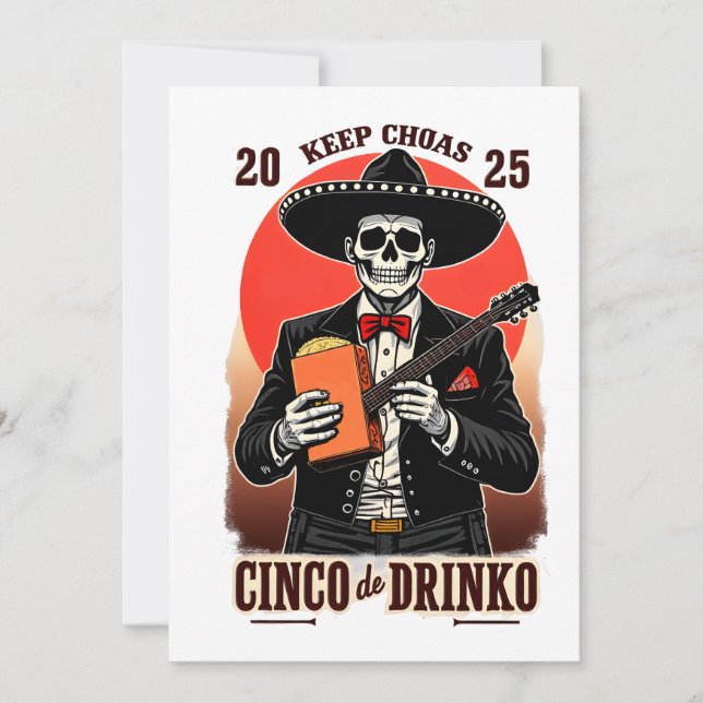 Convite Cinco de Mayo 2025 (Frente)
