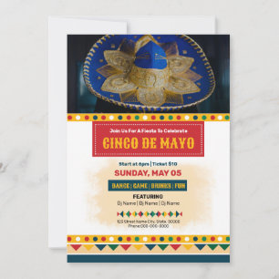 Convite Cinco de Mayo Event Flyer