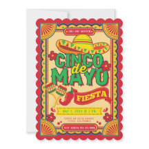 Convite Cinco de Mayo Fiesta