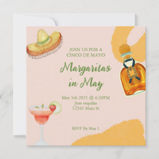 Convite cinco de mayo party