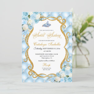 Convite Cinderela Calçado Princesa Doce 16