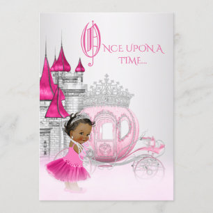 Convite Cinderela Era Uma Vez Princesa Aniversário