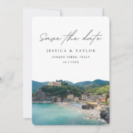 Convite Cinque Terre Salve o Dia Casamento Italiano