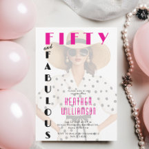 Cinquenta e Fabuloso Preto Rosa 50º Aniversário