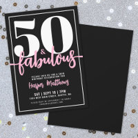 Cinquenta e Fantástico Festa de 50 Anos Moderna