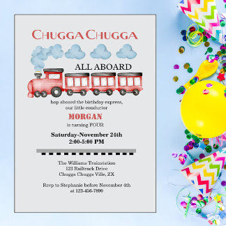 Convite Cinto-d-água Cinto Vermelho Qualquer Idade Anivers