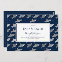 Cinza Azul Escuro Padrão do Tubarão