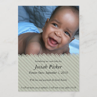 Convite Cinza Azul Vintage