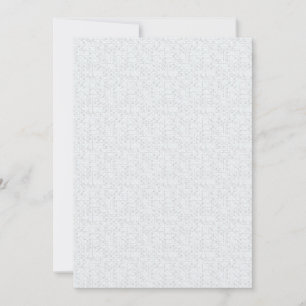Convite Cinza Claro Floral Geométrico   Padrão Moderno de 