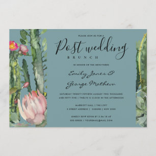 CONVITE CINZA PINK FLORAL DESERTO CACTI POSTO WEDDING BRUC