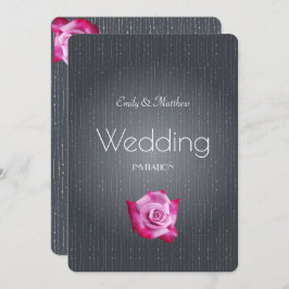 Convite Cinza Rosa Rosa Rosa Rosa, Rosa, Texturizada Convi