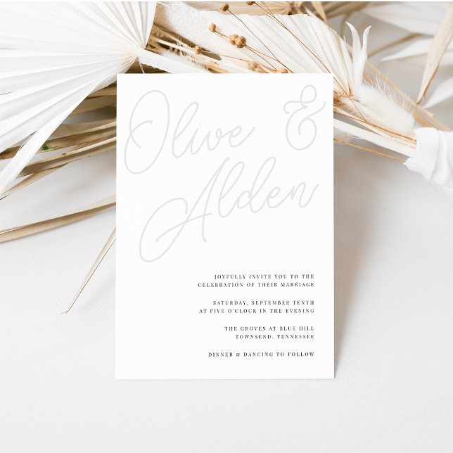 Convite Cinza | Script Watermark Wedding (Criador carregado)