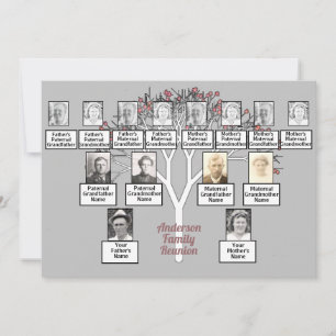 Convite Cinza Sindical da Família 3 geração, Fractal, R