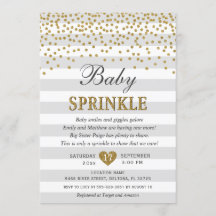 Cinzas e sexo Dourado Revelar bebê borrifar