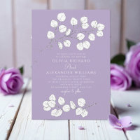 Cinzas Roxas Silver Greenery Eucalyptus Wedding