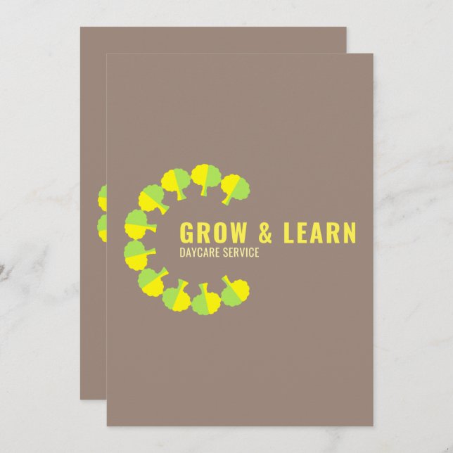 Convite Circle Design Circle Logo Circular Logo Art (Frente/Verso)