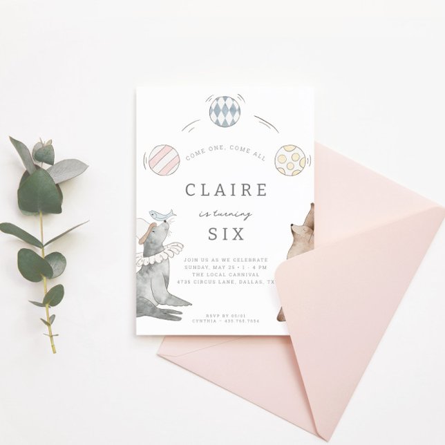Convite Circo de Carnaval Infantil | FESTA DE ANIVERSARIO  (Criador carregado)