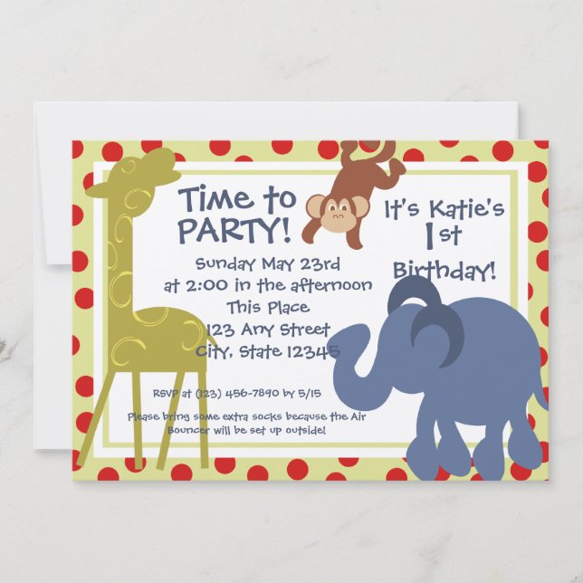 Convite Circo/ Foto do Tempo do Partido (Frente)