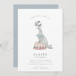 Convite Circo Moderno das Crianças | FESTA DE ANIVERSARIO 