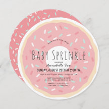 Círculo de Chá de Sprinkle Virtual Baby Rosquinha